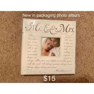 NWT Wedding Photo Album